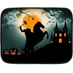 Headless Horseman Double Sided Fleece Blanket (mini)  by Valentinaart