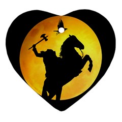 Headless Horseman Ornament (heart) by Valentinaart