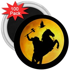 Headless Horseman 3  Magnets (100 Pack) by Valentinaart