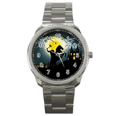 Headless Horseman Sport Metal Watch by Valentinaart