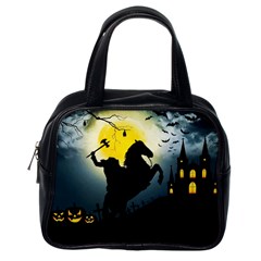 Headless Horseman Classic Handbags (one Side) by Valentinaart