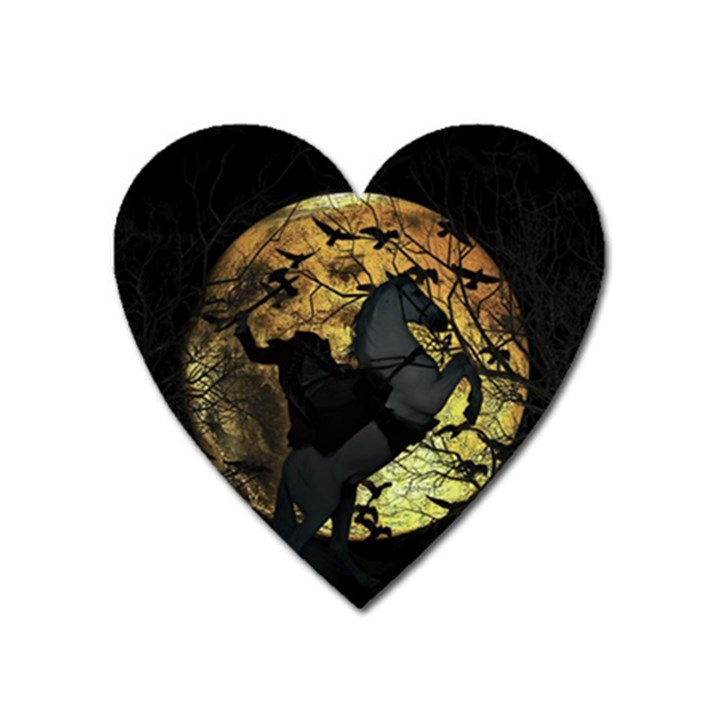 Headless Horseman Heart Magnet