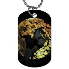 Headless Horseman Dog Tag (two Sides) by Valentinaart
