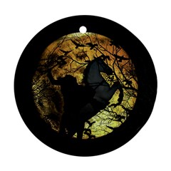 Headless Horseman Round Ornament (two Sides) by Valentinaart