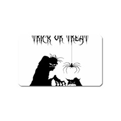 Halloween Magnet (name Card) by Valentinaart