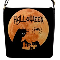 Halloween Flap Messenger Bag (s) by Valentinaart
