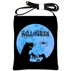 Halloween Shoulder Sling Bags by Valentinaart