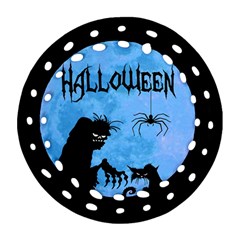 Halloween Ornament (Round Filigree)