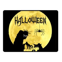 Halloween Fleece Blanket (small) by Valentinaart