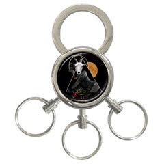 Spiritual Goat 3-ring Key Chains by Valentinaart