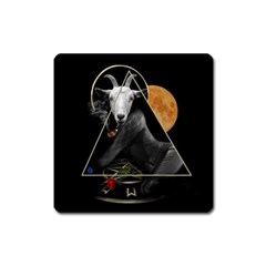 Spiritual Goat Square Magnet by Valentinaart