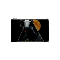 Spiritual Goat Cosmetic Bag (small)  by Valentinaart