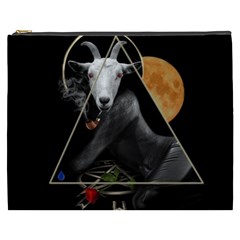 Spiritual Goat Cosmetic Bag (xxxl)  by Valentinaart