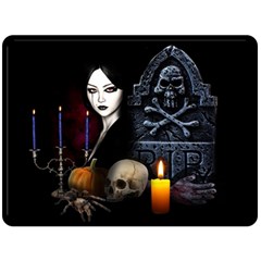 Vampires Night  Double Sided Fleece Blanket (large)  by Valentinaart