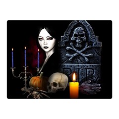 Vampires Night  Double Sided Flano Blanket (mini)  by Valentinaart