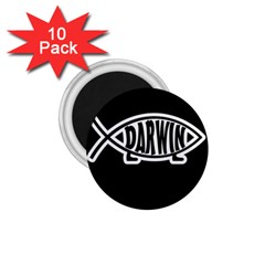 Darwin Fish 1 75  Magnets (10 Pack)  by Valentinaart