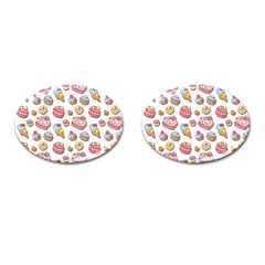 Sweet pattern Cufflinks (Oval)