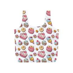 Sweet pattern Full Print Recycle Bags (S) 