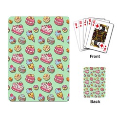 Sweet Pattern Playing Card by Valentinaart