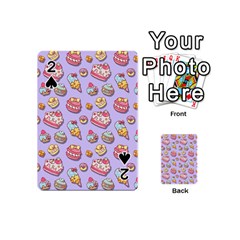 Sweet Pattern Playing Cards 54 (mini)  by Valentinaart