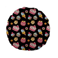 Sweet pattern Standard 15  Premium Round Cushions