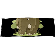 Cute Elephant Body Pillow Case (dakimakura) by Valentinaart