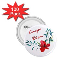 Carpe Diem  1 75  Buttons (100 Pack)  by Valentinaart