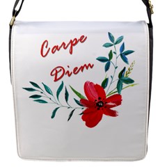 Carpe Diem  Flap Messenger Bag (s) by Valentinaart