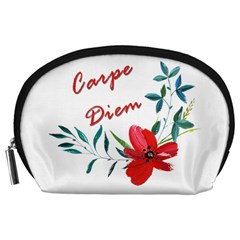 Carpe Diem  Accessory Pouches (large)  by Valentinaart