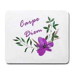 Carpe Diem  Large Mousepads by Valentinaart