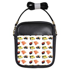 Sushi Pattern Girls Sling Bags by Valentinaart