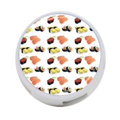 Sushi Pattern 4-port Usb Hub (two Sides)  by Valentinaart
