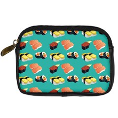 Sushi Pattern Digital Camera Cases by Valentinaart