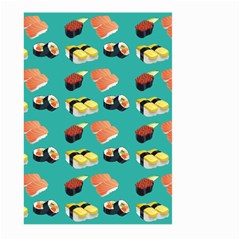 Sushi Pattern Large Garden Flag (two Sides) by Valentinaart
