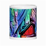 Magic cube abstract art Morph Mugs Center