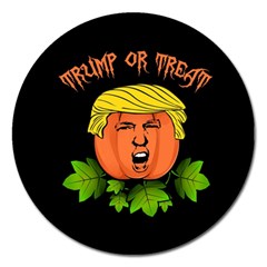 Trump Or Treat  Magnet 5  (round) by Valentinaart