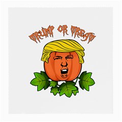 Trump Or Treat  Medium Glasses Cloth (2-side) by Valentinaart