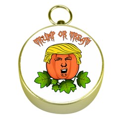 Trump Or Treat  Gold Compasses by Valentinaart