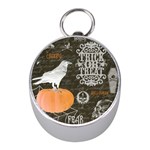 Vintage Halloween Mini Silver Compasses Front