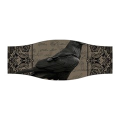 Vintage Halloween Raven Stretchable Headband by Valentinaart