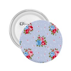 cute shabby chic floral pattern 2.25  Buttons