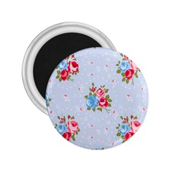 cute shabby chic floral pattern 2.25  Magnets