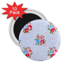 cute shabby chic floral pattern 2.25  Magnets (10 pack) 