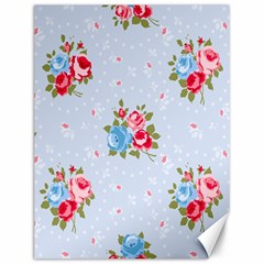 cute shabby chic floral pattern Canvas 12  x 16  