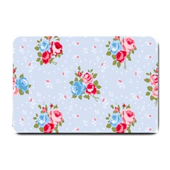 cute shabby chic floral pattern Small Doormat 