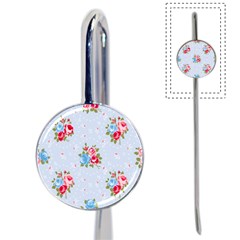 cute shabby chic floral pattern Book Mark