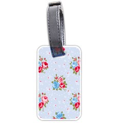 cute shabby chic floral pattern Luggage Tags (One Side) 