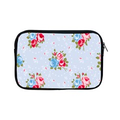 Cute Shabby Chic Floral Pattern Apple Ipad Mini Zipper Cases by NouveauDesign