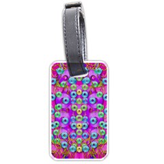 Festive Metal And Gold In Pop Art Luggage Tags (one Side)  by pepitasart