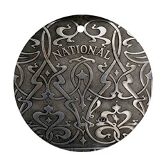 Art Nouveau Silver Ornament (round) by NouveauDesign